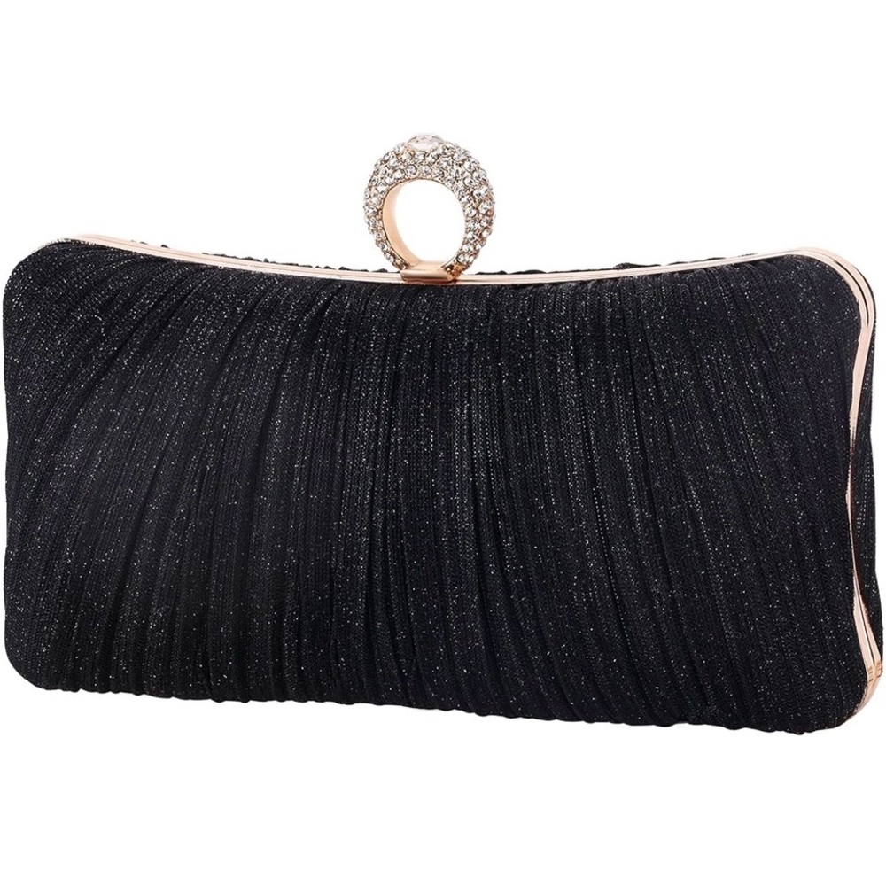 Elegant Black Evening Clutch
